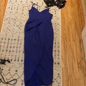 Express navy blue dress